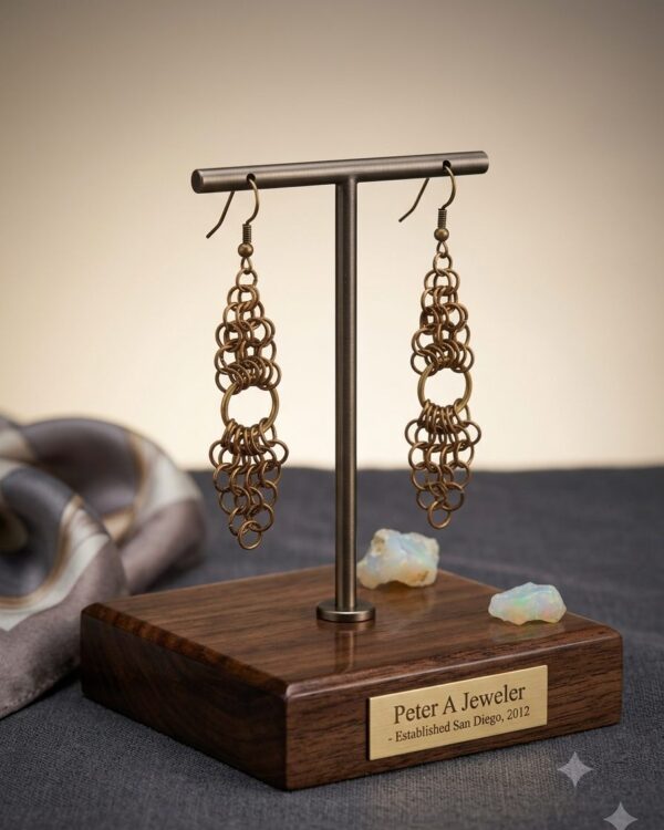 Chainmail Drop Earrings
